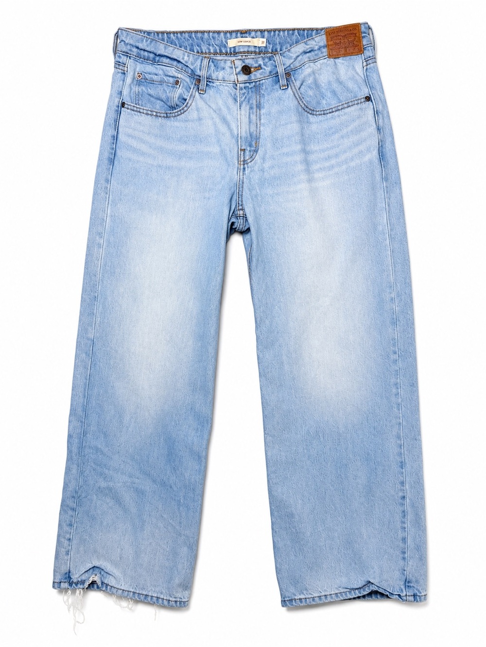 Levi’s Premium Low Loose Jeans 31 Light Wash Baggy Wide Leg Y2K Skater Denim 90s